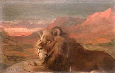 Pedro Americo Lion oil painting image